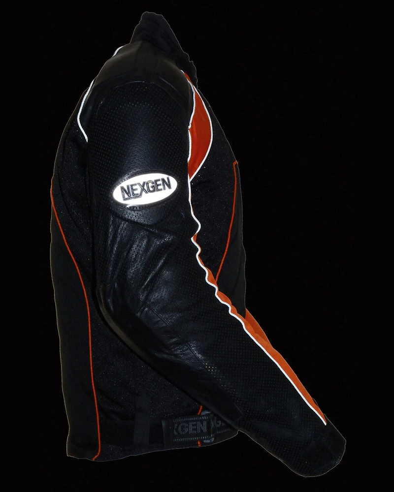 Milwaukee Leather Men's Combo Textile Mesh Racer Jacket