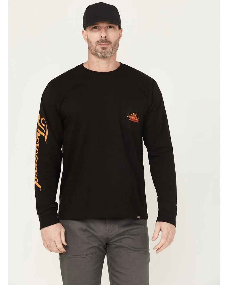 Thorogood Men's USA Logo Long Sleeve Work T-Shirt