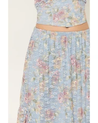 Originality Women's Boot Barn Exclusive Printed Lace Handkerchief Midi Skirt