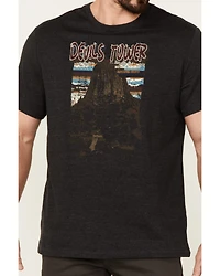 Brothers and Sons Men's Devils Tower National Monument Graphic Short Sleeve T-Shirt
