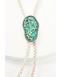 Shyanne Women's Turquoise Chip Bolo Tie