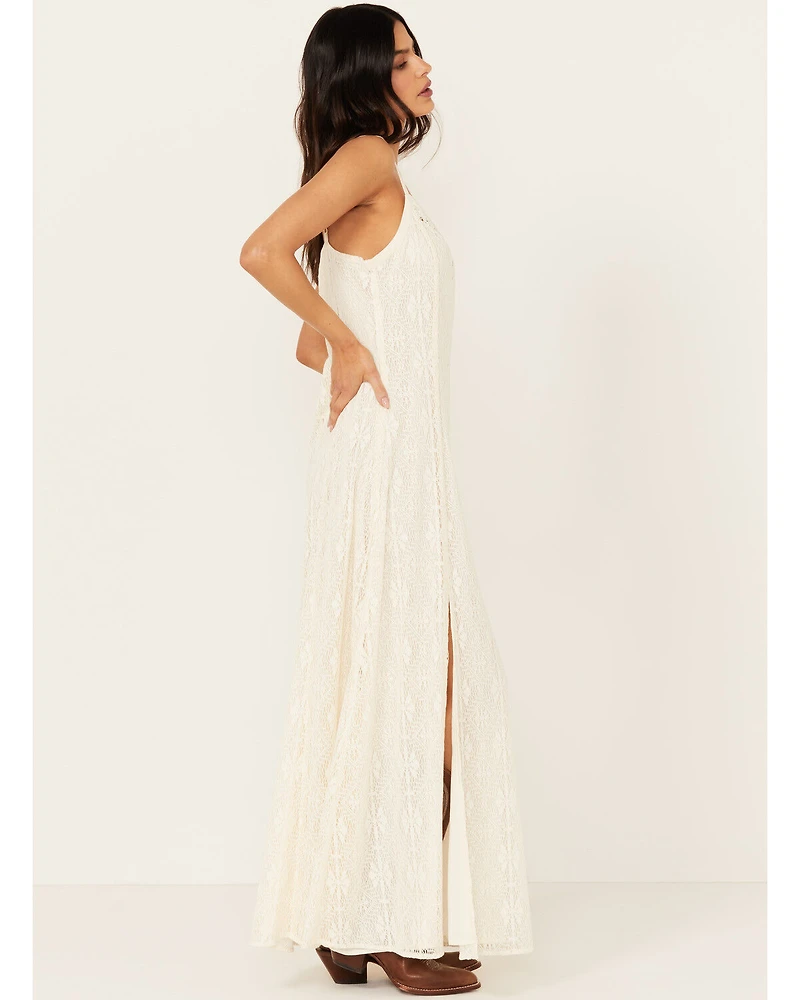 Idyllwind Women's Wyn Maxi Lace Slip Dress