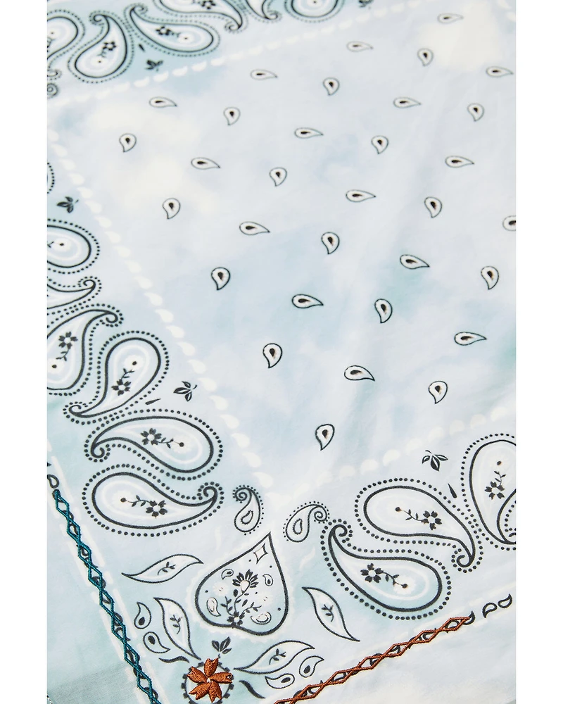 Idyllwind Women's Margo Lane Bandana Bolo Pastel Blue Necklace