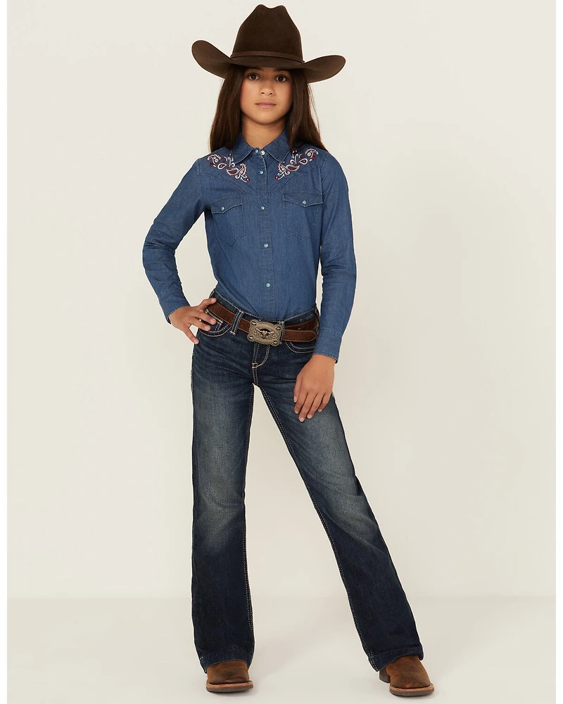 Ariat Girls' Olivia Trouser Stretch Denim Jeans