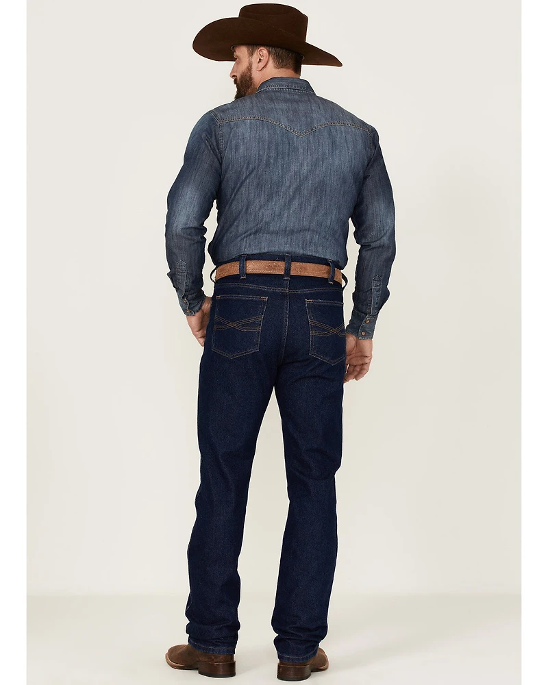Blue Ranchwear Men's Bucking Wash Bronson Slim Straight Denim Jeans