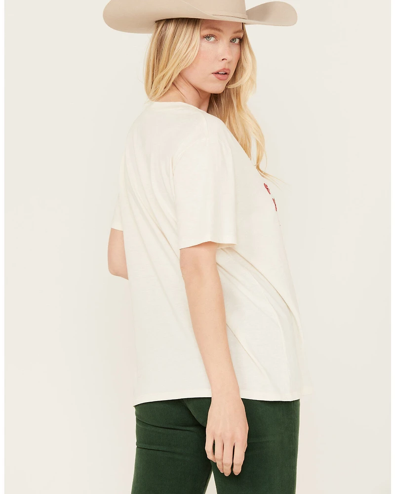 Blended Women's Yeehaw Skeleton Graphic Tee