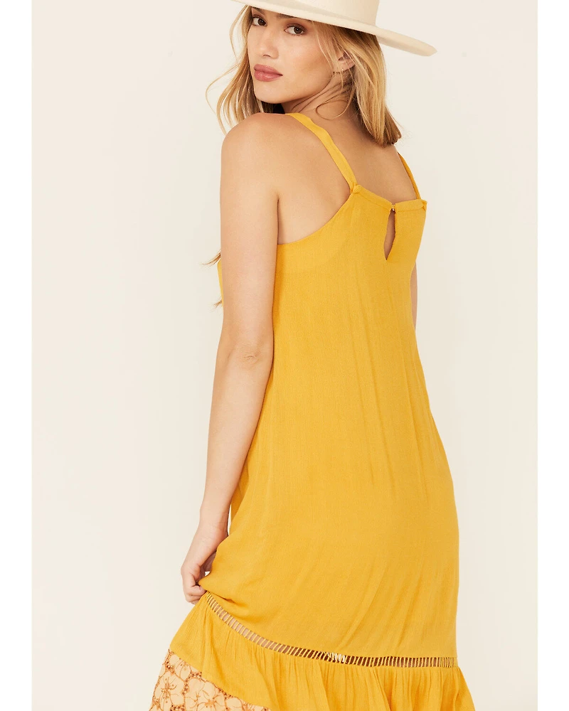 Miss Me Women's Crochet Midi Dress