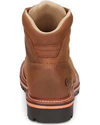 Chippewa Men's Thunderstruck 6" Lace-Up Waterproof Work Boots - Round Toe
