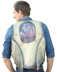Kobler Leather Men's Indian Vest
