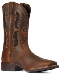 Ariat Men's Distressed Dash VentTEK Ultra Bantamweight Performance Western Boots - Broad Square Toe