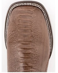 Ferrini Men's Nash Exotic Ostrich Leg Western Boots - Square Toe