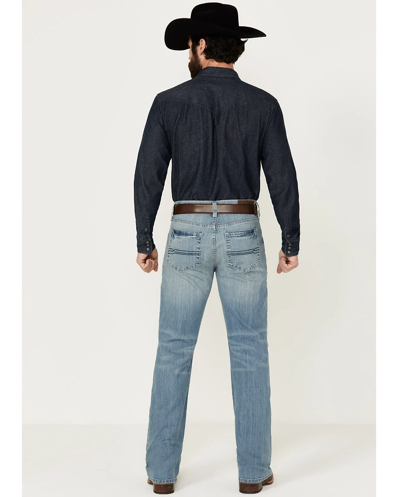 Cody James Men's Hamshackle Wash Duke Relaxed Bootcut Stretch Denim Jeans