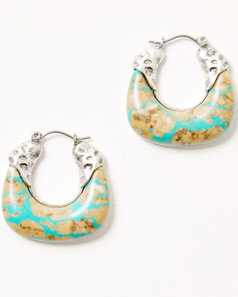 Shyanne Women's Sedona Sky Hoop Earrings