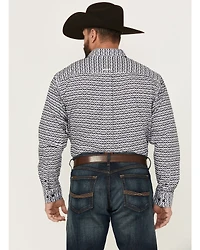 Ariat Men's Patton Classic Fit Printed Long Sleeve Button-Down Western Shirt