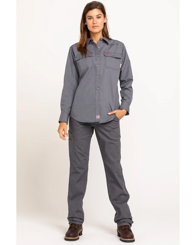 Ariat Women's FR Featherlight Long Sleeve Work Shirt
