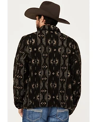 Rock & Roll Denim Men's Southwestern Print Berber Pullover