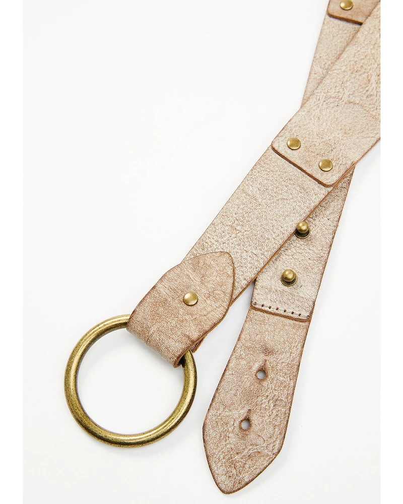 Cleo + Wolf Women's Round Buckle Loop Snap Waist Belt