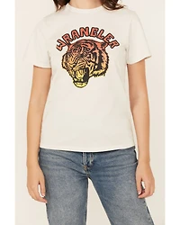 Wrangler Women's Tiger Short Sleeve Graphic Tee