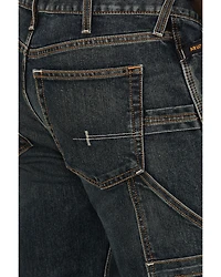 Ariat Men's Rebar M7 McCoy Dark Wash Durastretch Slim Straight Work Jeans