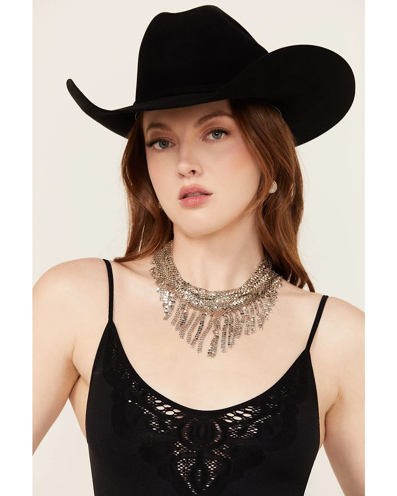 Wonderwest Women's Heidi Chain Mesh Necklace