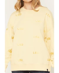 Gameday Women's LSU Embroidered Crewneck
