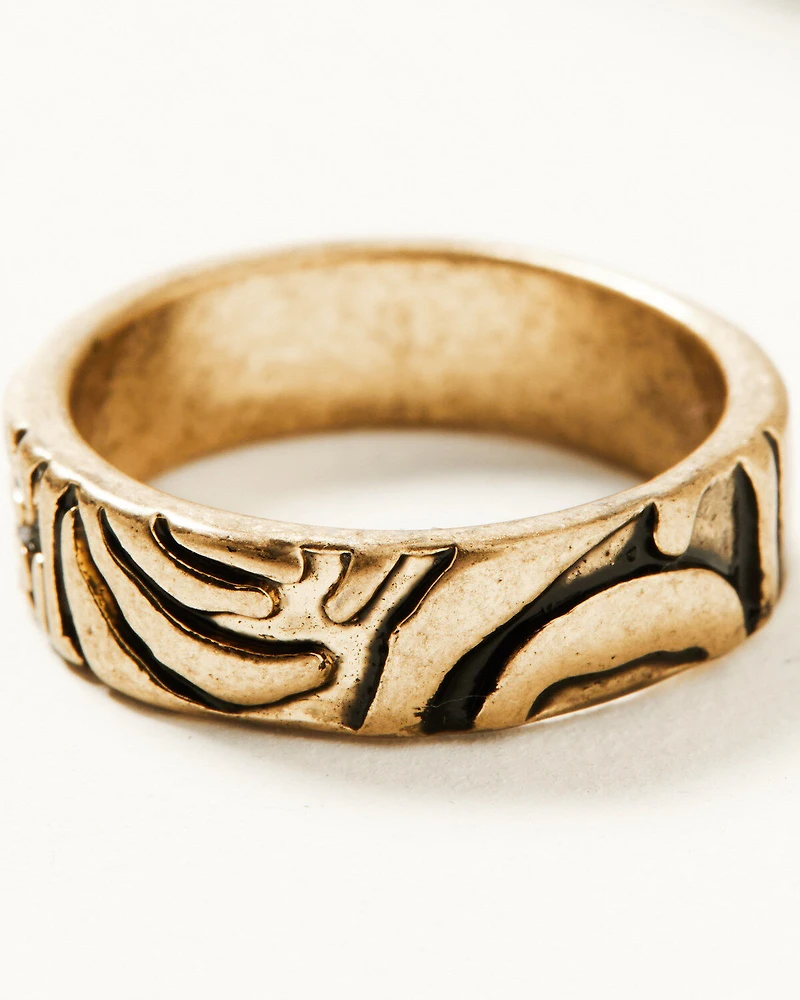 Shyanne Women's Golden Hour 5-Piece Mixed Ring Set