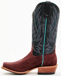 Horse Power Men's Suede Western Boots - Square Toe