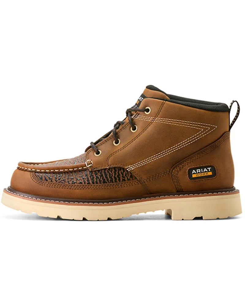 Ariat Men's 5.5" Rebar Lift Chukka Moc Work Boots - Soft Toe