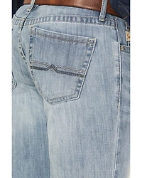 Cinch Men's Light Wash Slim Bootcut Performance Stretch Denim Jeans