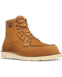 Danner Men's 6" Bull Run Nutbuck Work Boot - Moc Toe