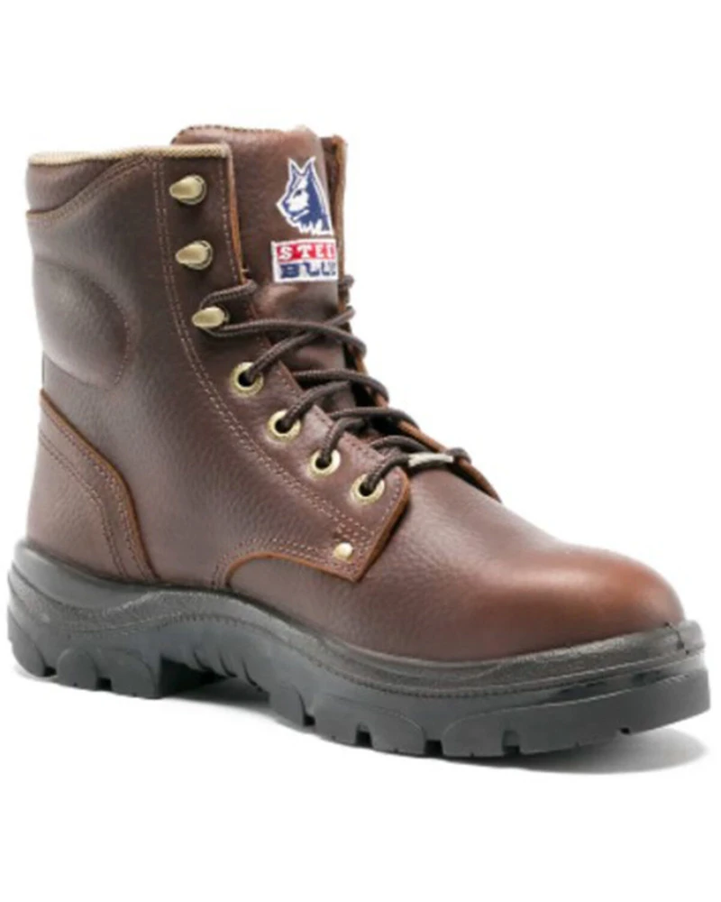 Steel Blue Men's Argyle Waterproof Western Work Boots - Toe
