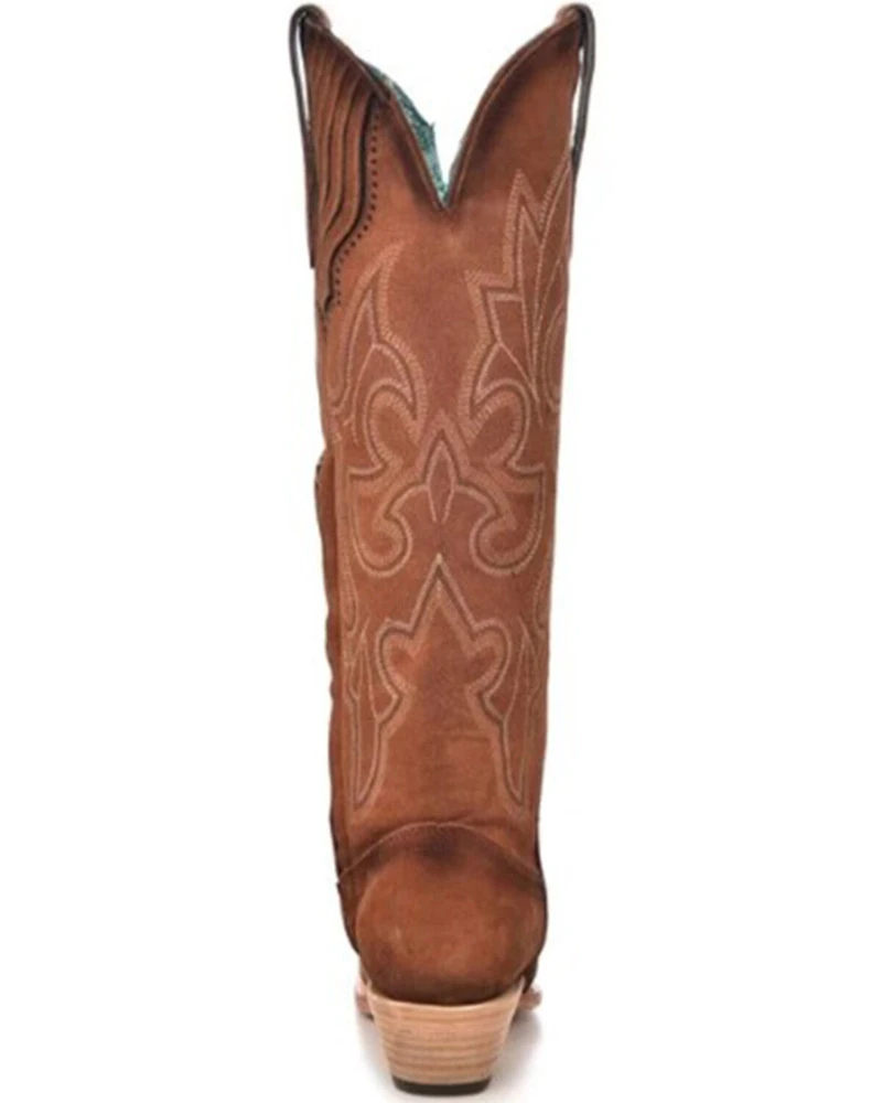 Corral Women's Shedron Suede Tall Western Boots - Snip Toe