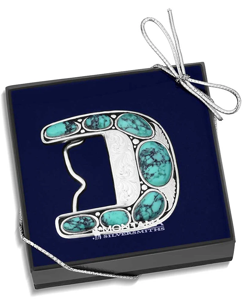 Montana Silversmiths Women's Clear Blue Sky Belt Buckle