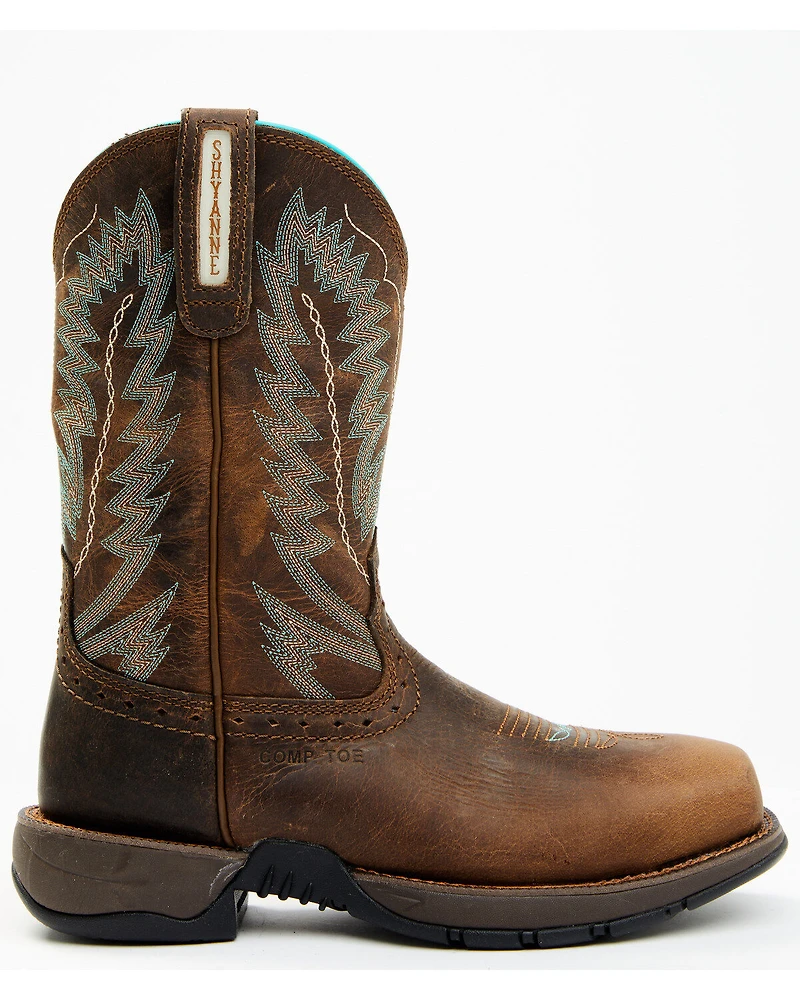 Shyanne Women's Drifting Western Work Boots - Composite Toe