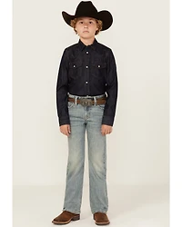 Rock & Roll Denim Boys' Two Tone Bootcut Jeans