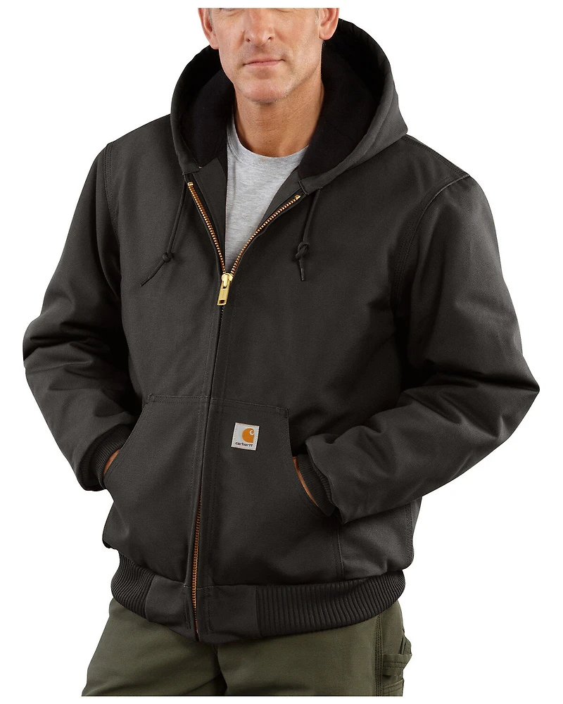 Carhartt Men's Quilted Flannel Lined Duck Active Work Jacket