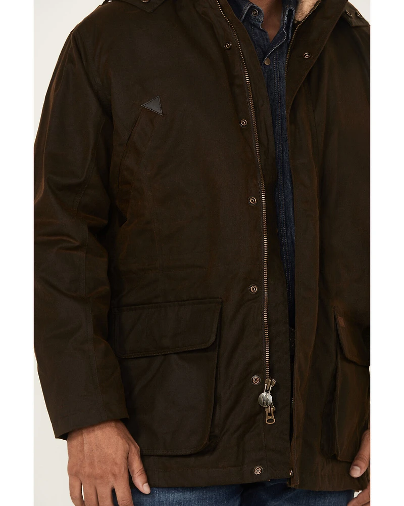 Outback Trading Co Men's Nolan Oilskin Berber Lined Concealed Carry Jacket