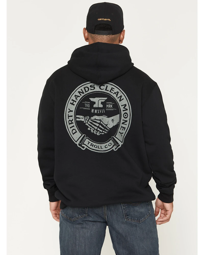 Troll Co Men's FR Haggler Graphic Hooded Sweatshirt - Big