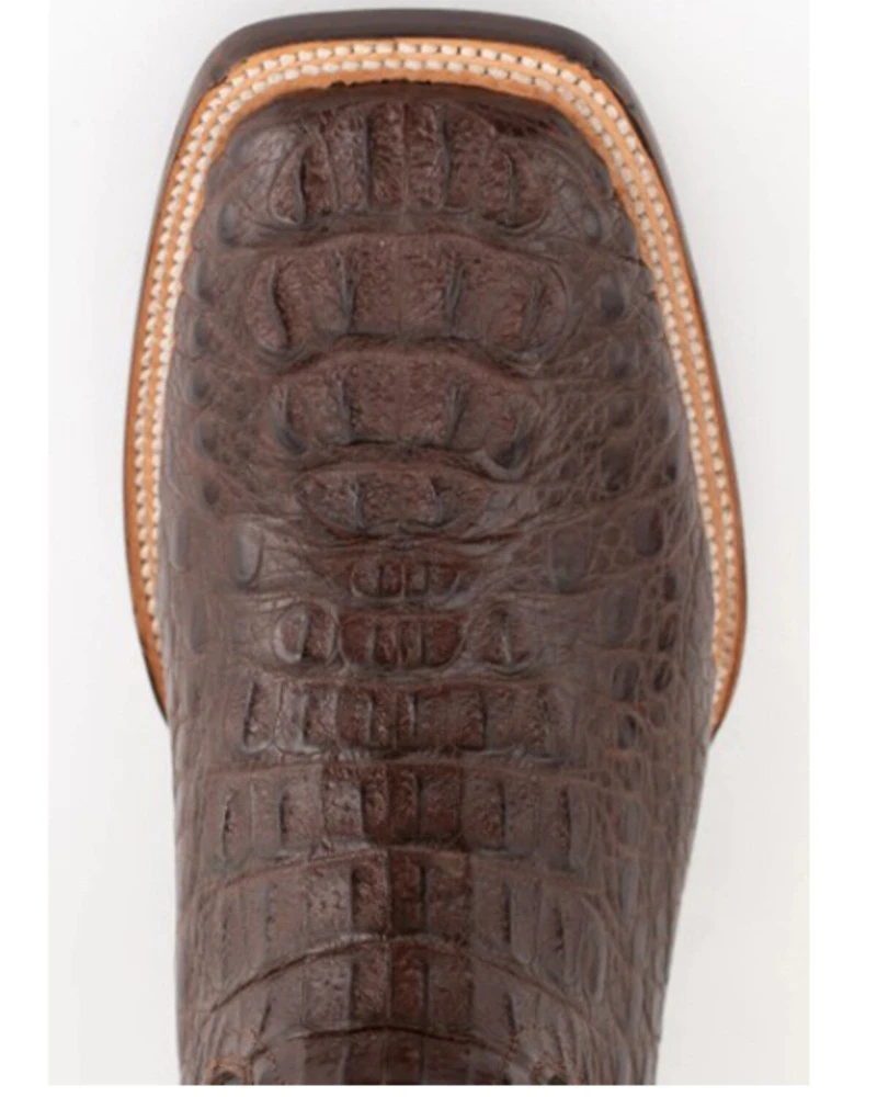 Ferrini Men's Exotic Caiman Western Boots - Broad Square Toe