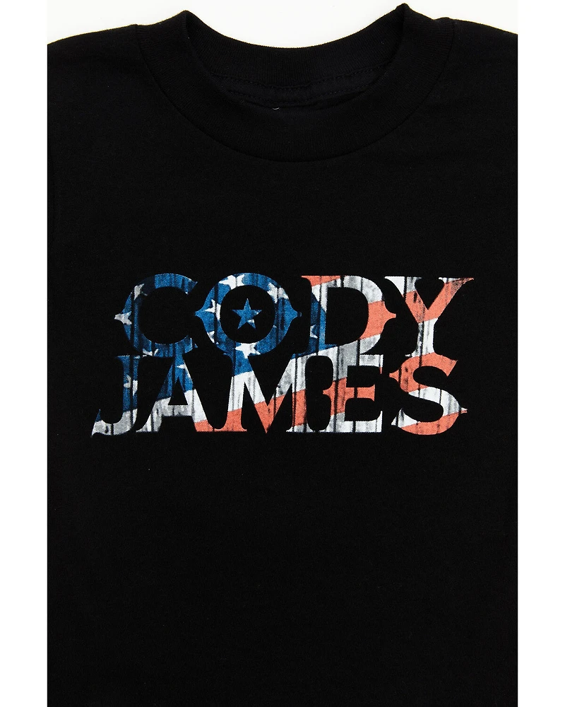 Cody James Boys' Americana Logo Short Sleeve Graphic T-Shirt - Toddler
