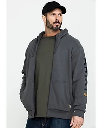 Ariat Men's Rebar All-Weather Full Zip Work Hooded Sweatshirt - Tall