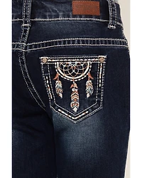 Shyanne Girls' Dreamcatcher Pocket Bootcut Jeans