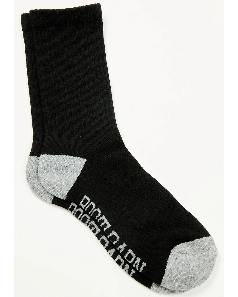 Boot Barn Women's Basic Crew Socks - 3 Pack