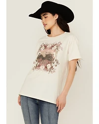 Shyanne Women's Bison Short Sleeve Graphic Tee