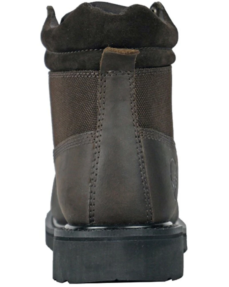 Hoss Men's Scout 6" Lace-Up Work Boots - Steel Toe