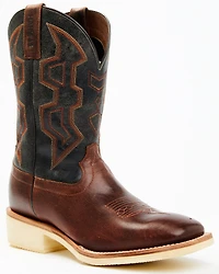 RANK 45® Men's Bullet Saddle Western Performance Boots - Broad Square Toe