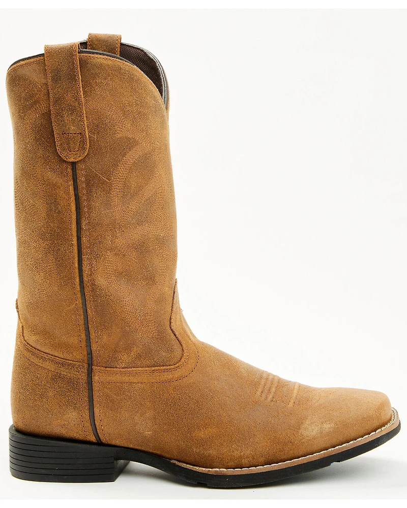 Roper Men's Monterey Roughout Western Boots - Square Toe