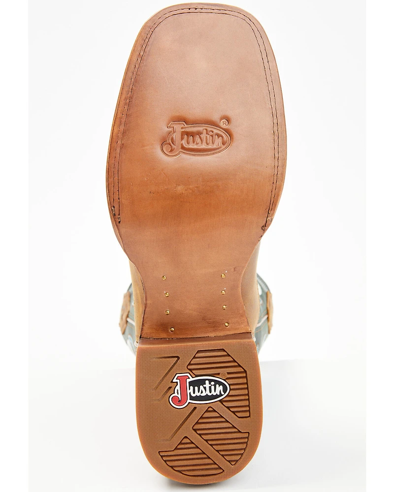 Justin Men's Frontier Western Boots - Broad Square Toe