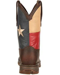 Rebel by Durango Men's Steel Toe Texas Flag Western Boots