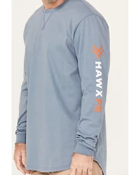 Hawx Men's FR Logo Long Sleeve Work T-Shirt - Big & Tall
